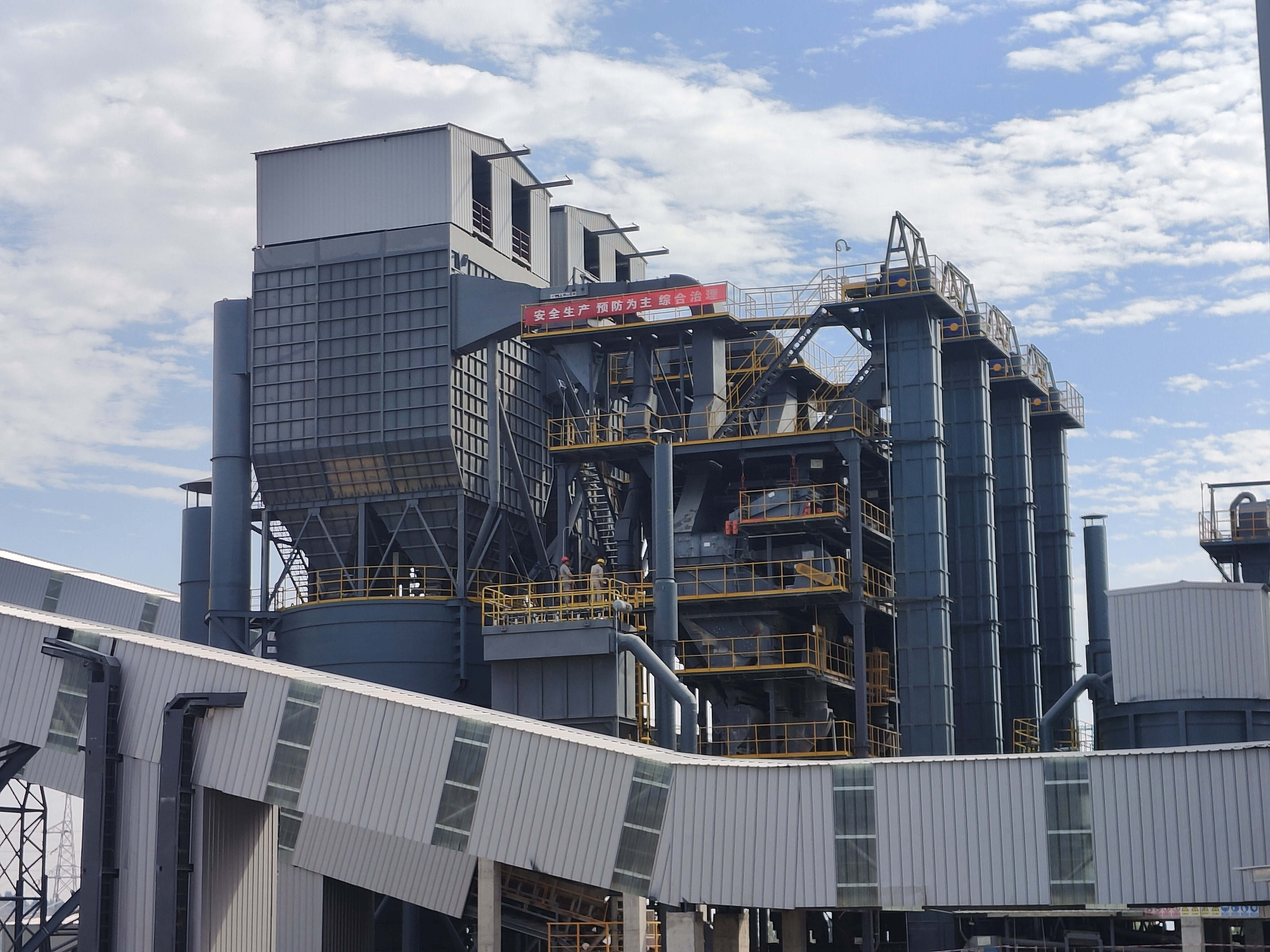 水洗洗改干法，只用一臺無動力選粉機，處理多種原料